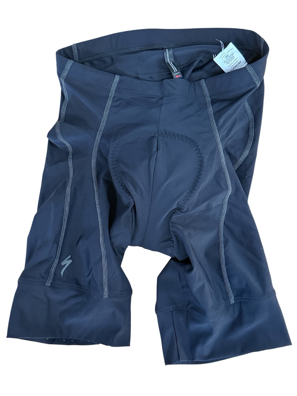 SPECIALIZED MENS RBX COMP PADDED 8” CYCLING SHORTS BLACK BIKING SHORTS LARGE EUC